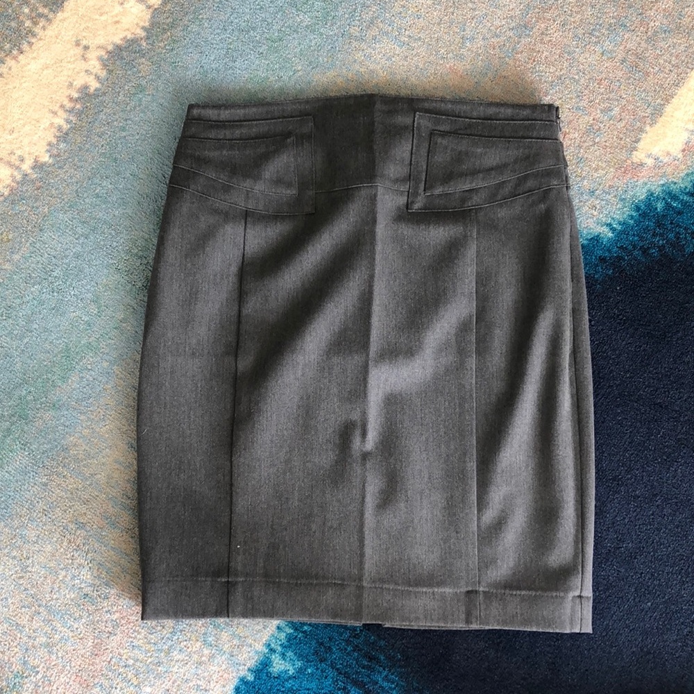 Express Gray Pencil Skirt